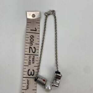 Bella Perlina I love dog’s silver bracelet